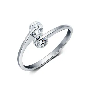 Crystal Eternity Ring