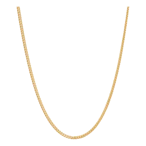 Curb Chain M Gold 925 Sterling Silver / 9k Gold