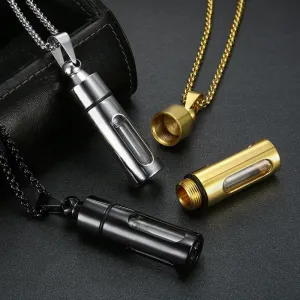 Cylinder Bottle Pendant