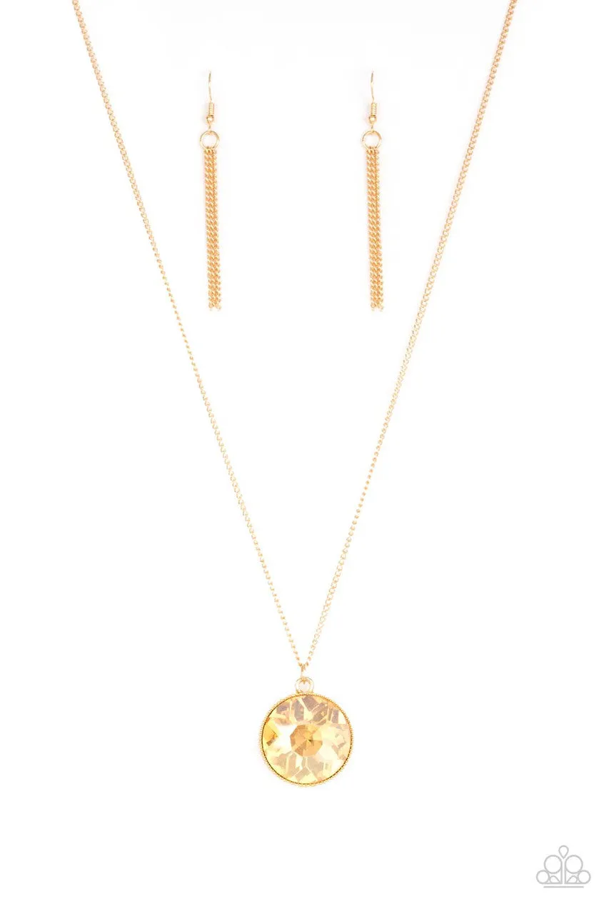 Dauntless Diva Gold Paparazzi Necklace