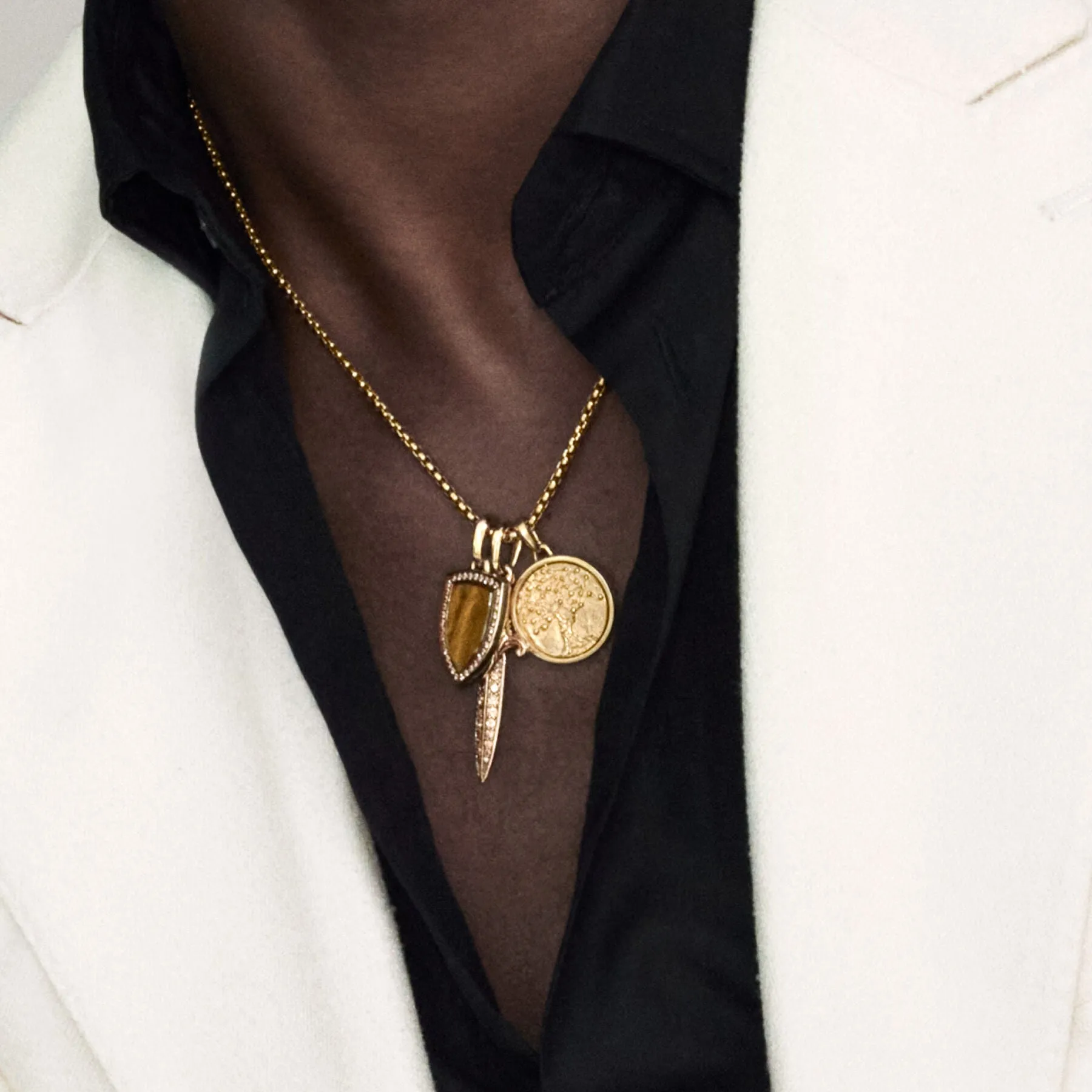 David Yurman   Necklaces & Pendant in 18-Karat Yellow Gold