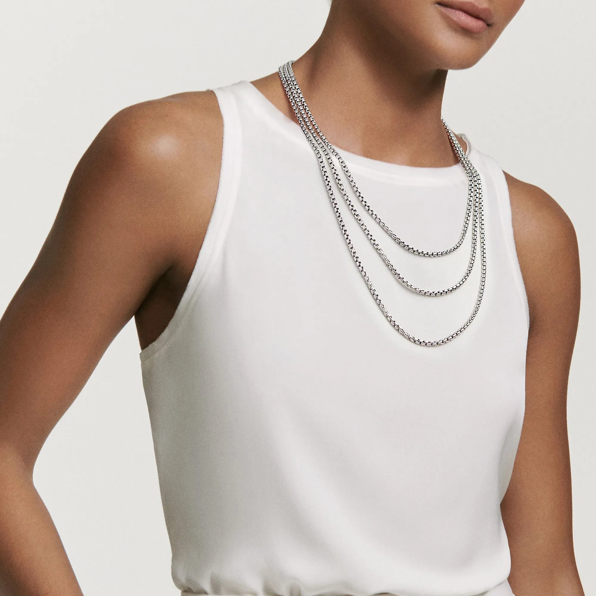 David Yurman The Chain Collection Necklaces & Pendant in Silver and 14-Karat Yellow Gold
