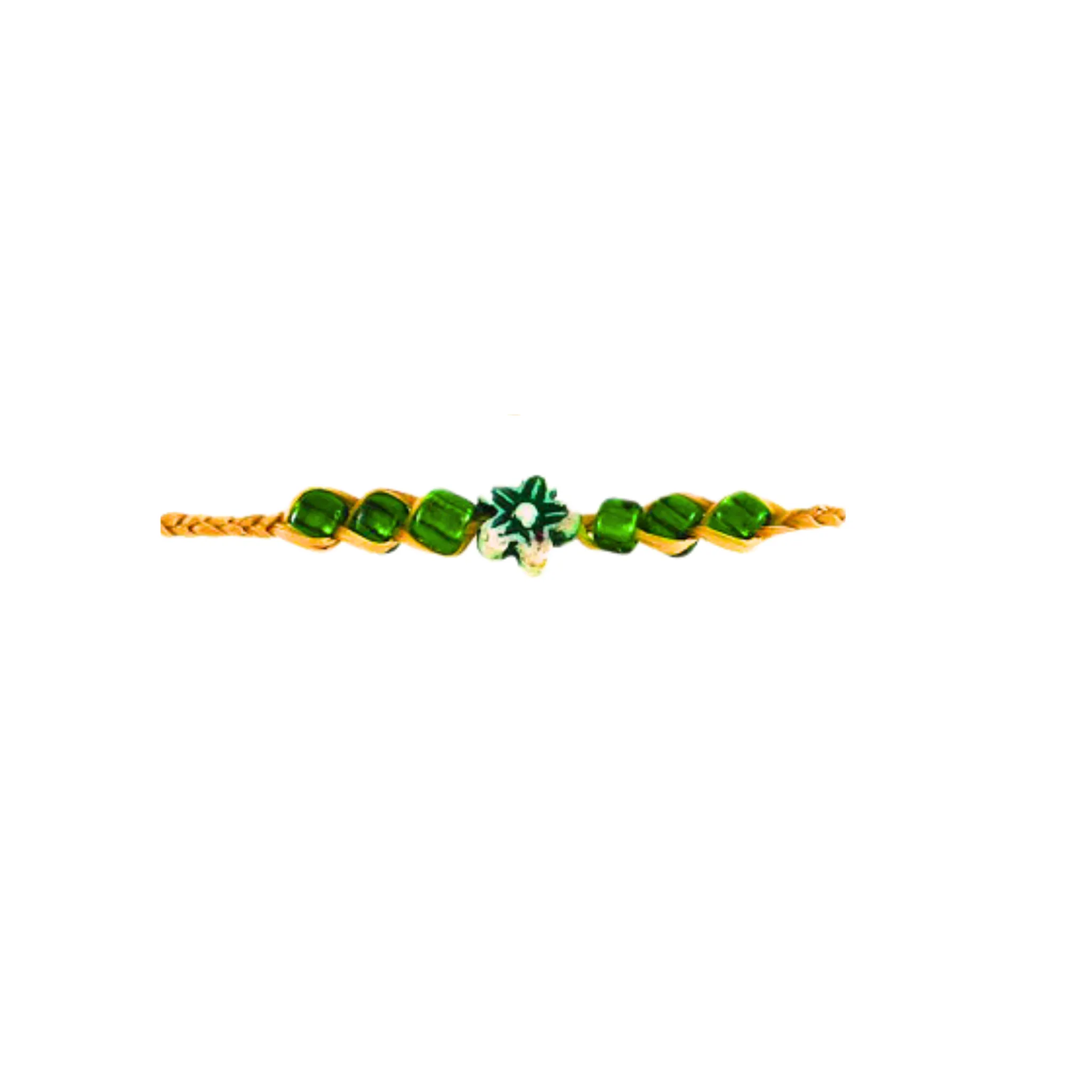 DB5- Flower Natural Fiber Bracelets (bundle of 25)