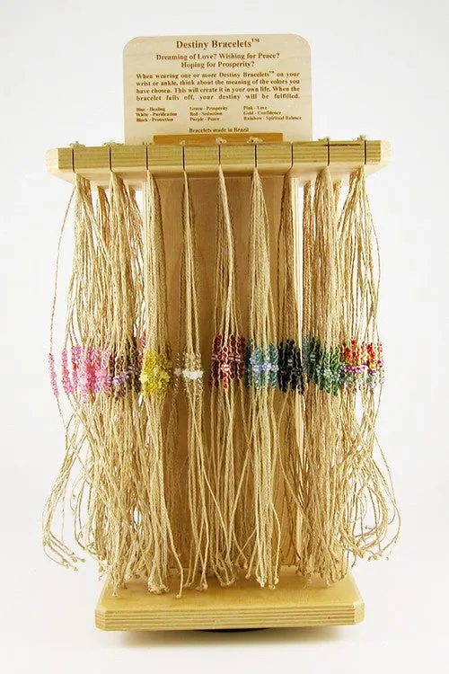 DB5- Flower Natural Fiber Bracelets (bundle of 25)