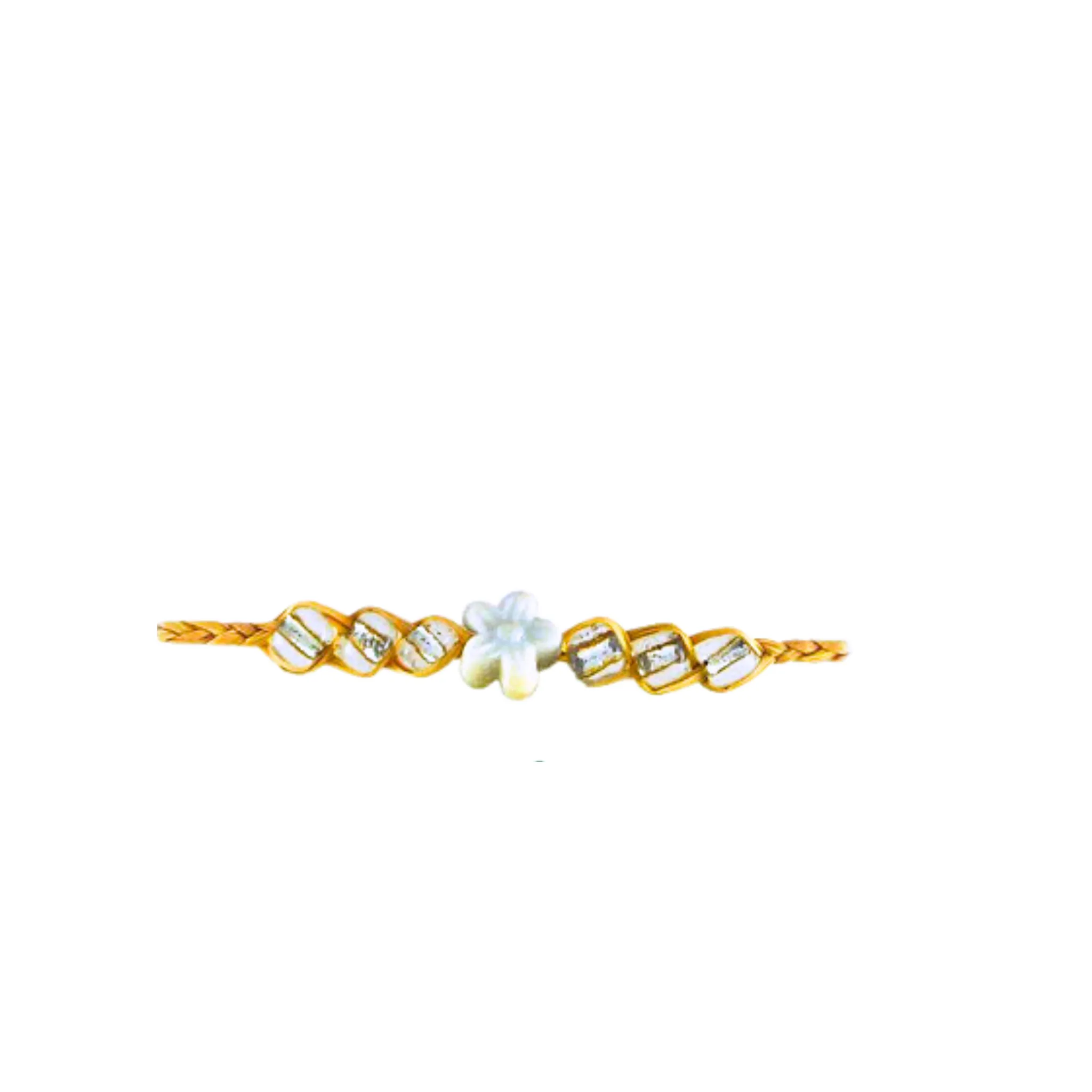DB5- Flower Natural Fiber Bracelets (bundle of 25)