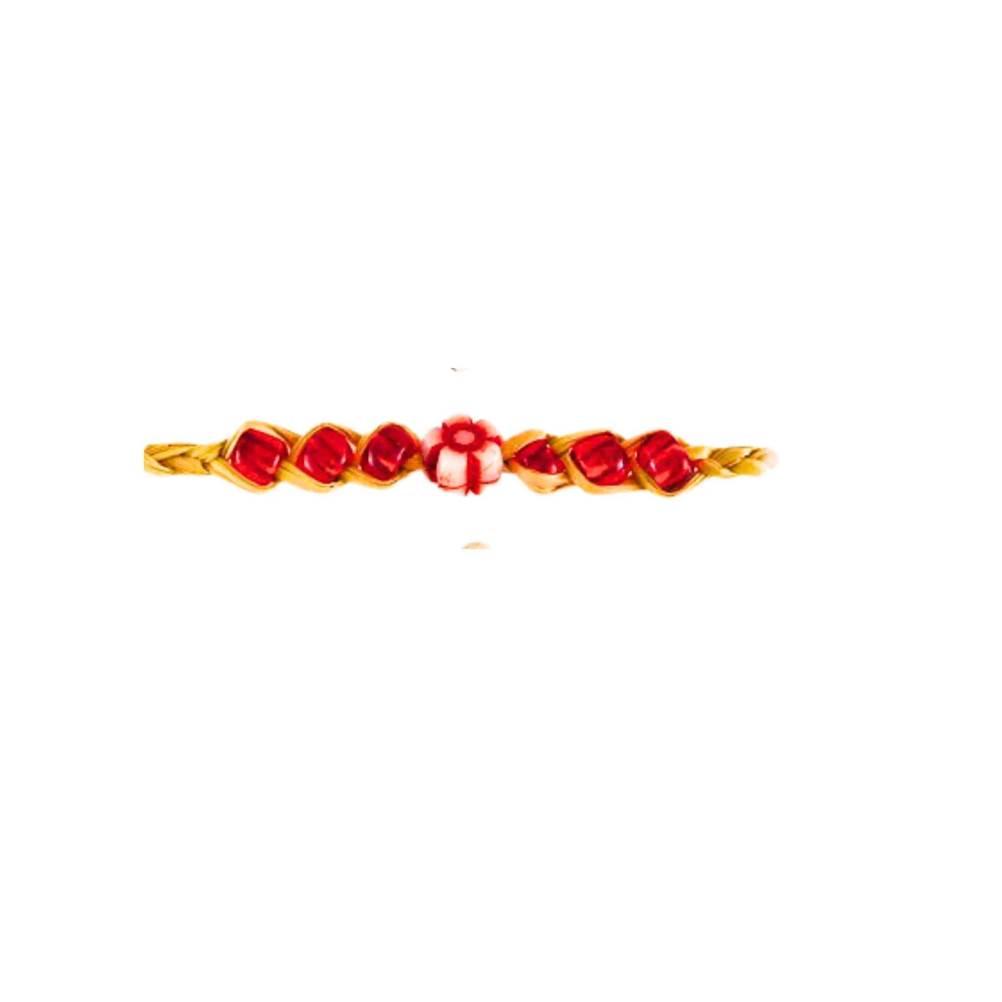 DB5- Flower Natural Fiber Bracelets (bundle of 25)