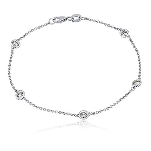 Diamond By The Yard 5-Stone Bracelet