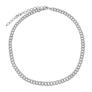 Diamond Chain Link Choker 14K