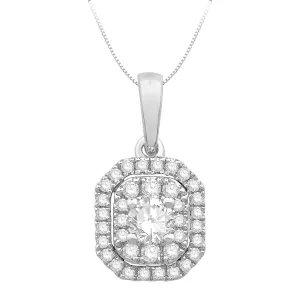 Diamond Halo Pendant