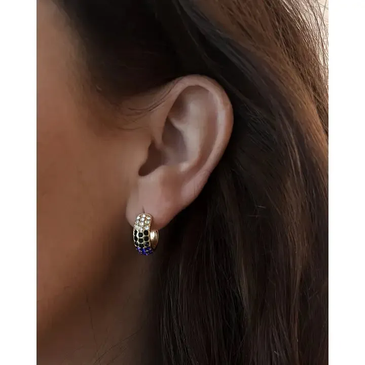 Elle Colorful Crystal Waterproof Earrings