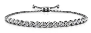 Embrace Adjustable Diamond Bracelet with 0.72 ct.(finished) 2.25mm