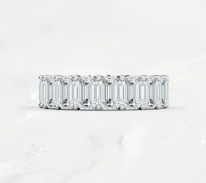 Emerald Cut Eternity Band - 10ct