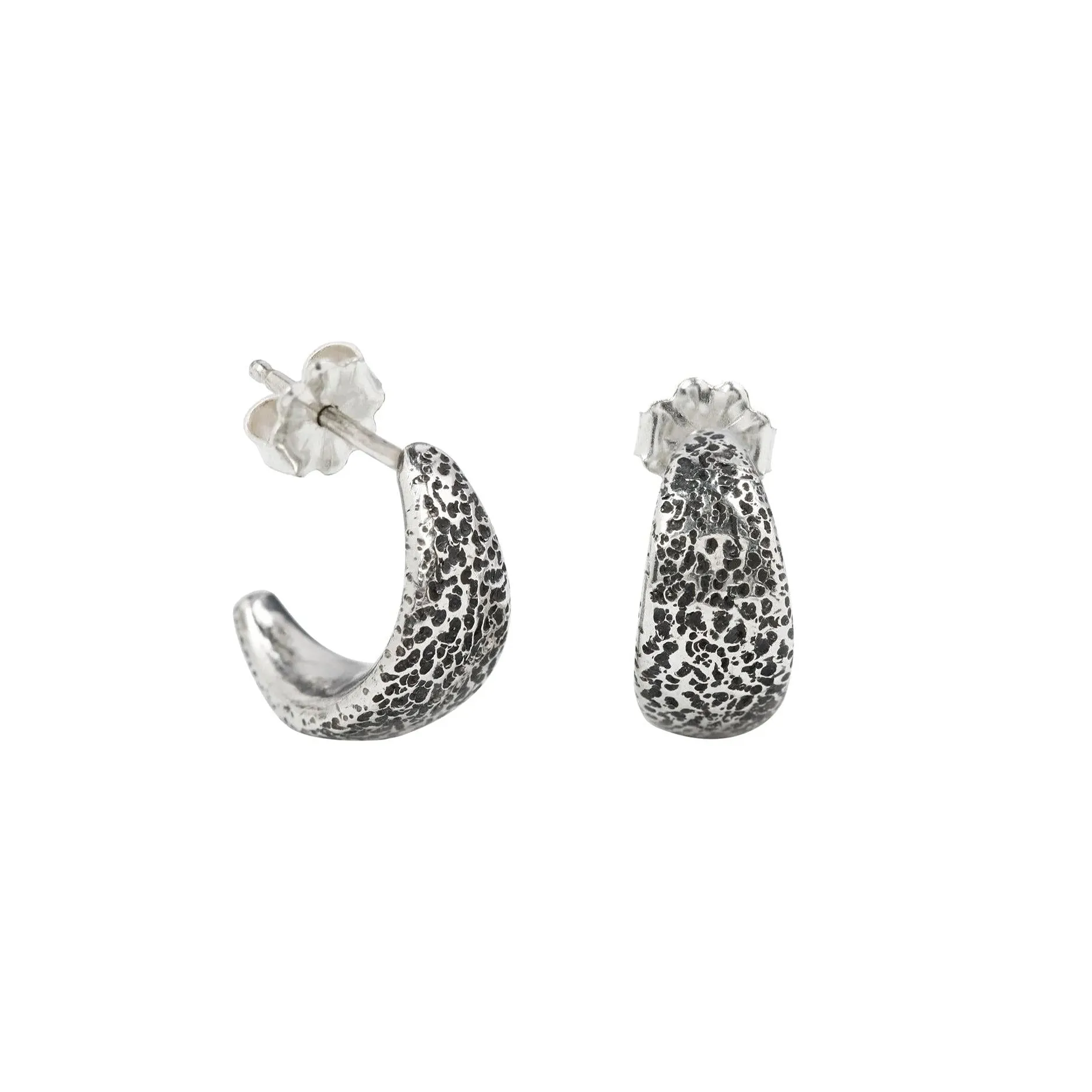 Erin Cuff - Dune Hoops in Sterling Silver