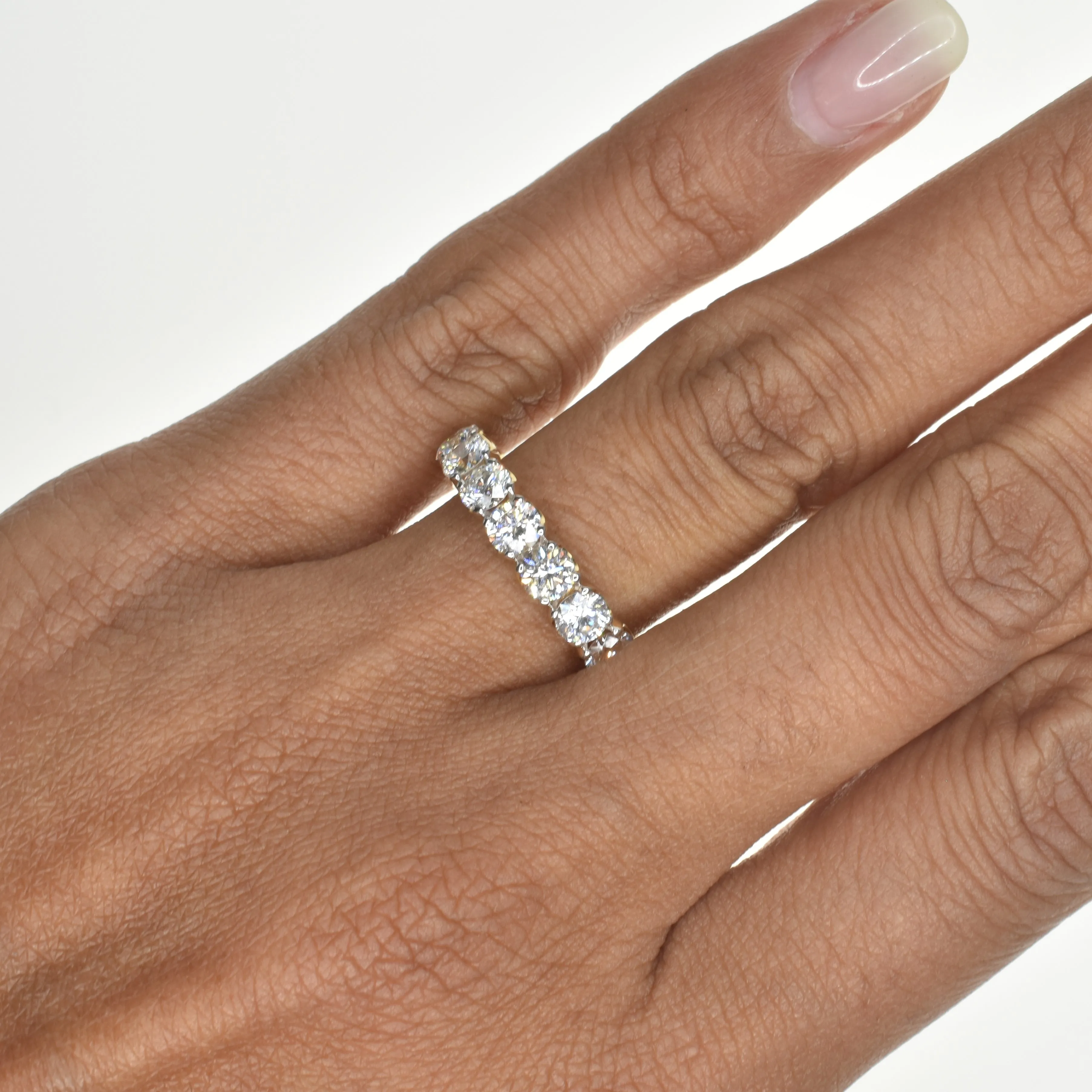 Eternity band with 3.6mm Diamonds