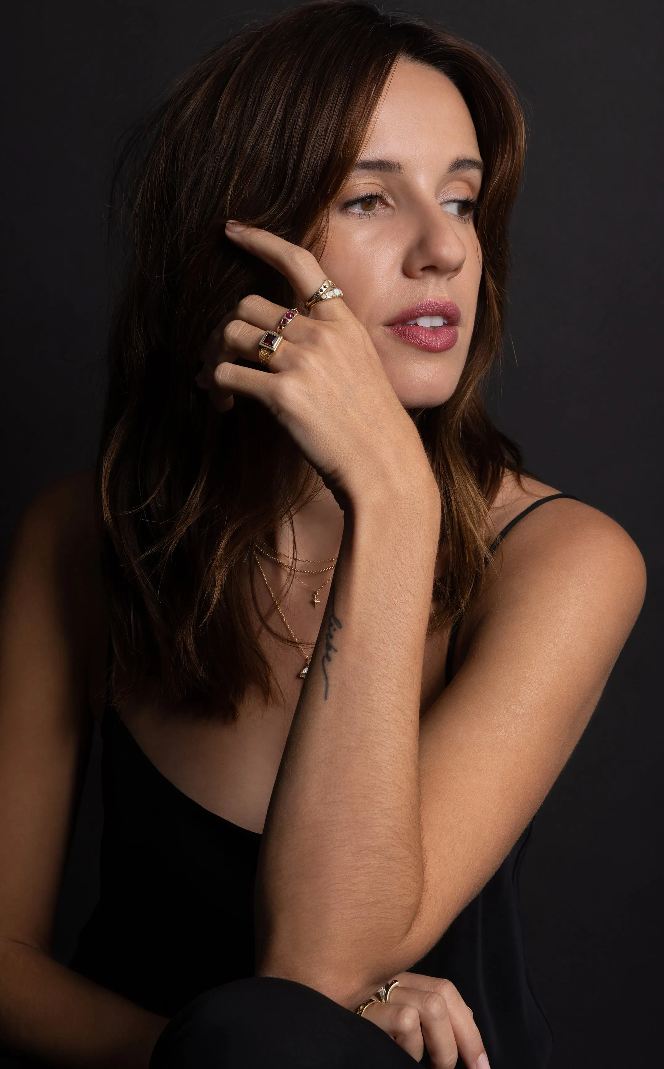 EVENING ROSE RING