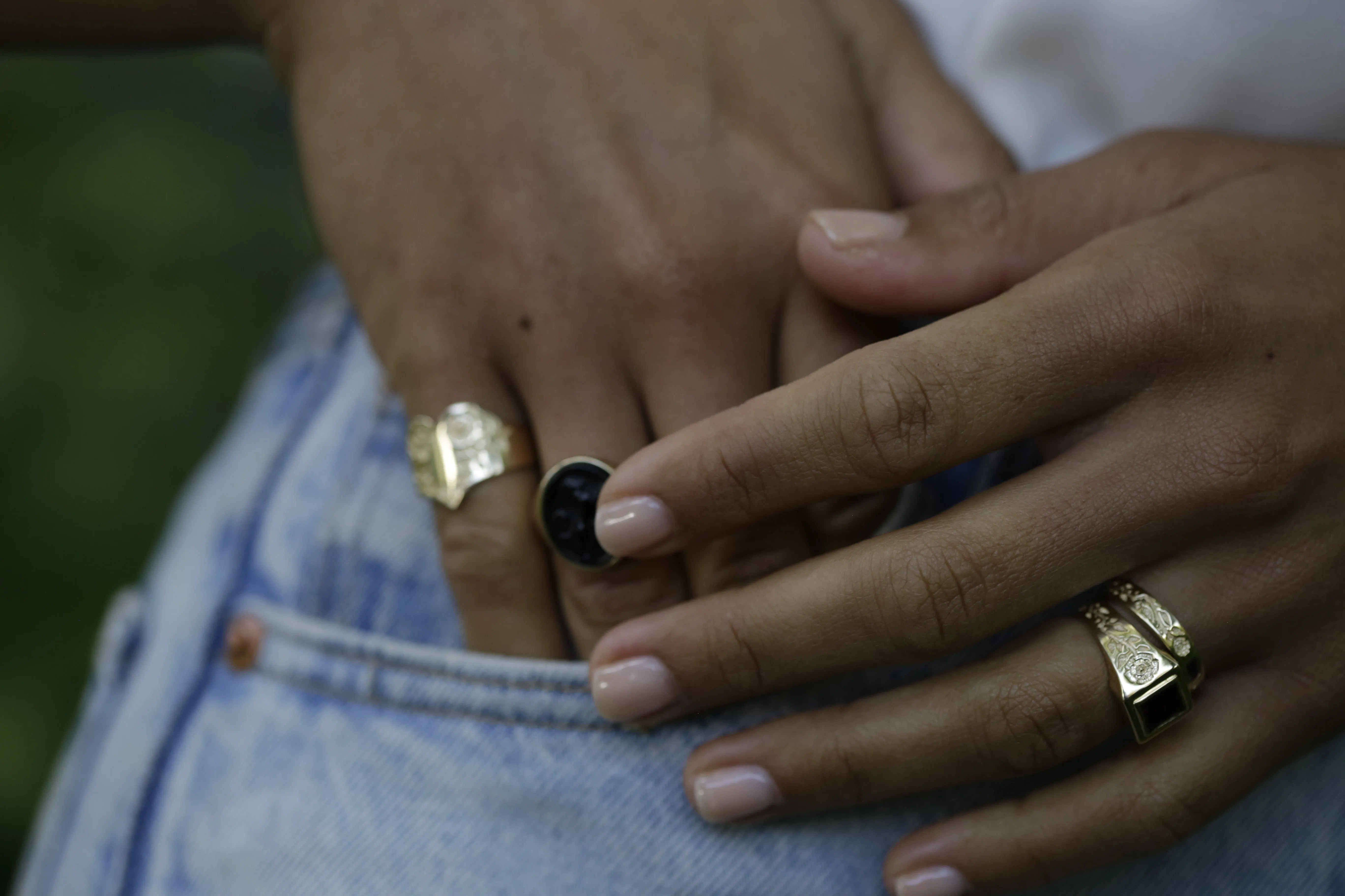 EVENING ROSE RING