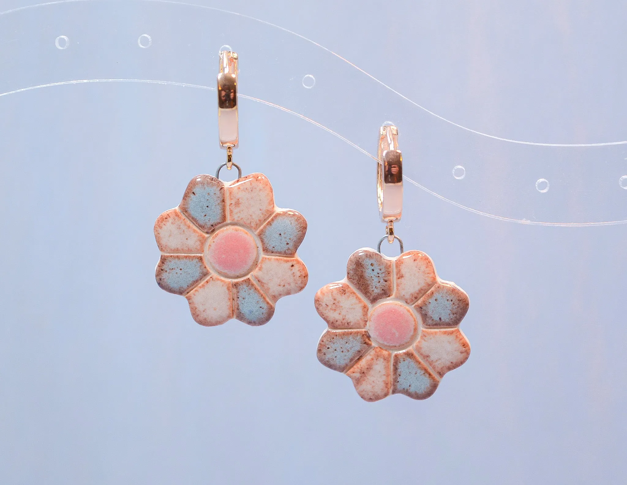 Fairy Rose Hoops