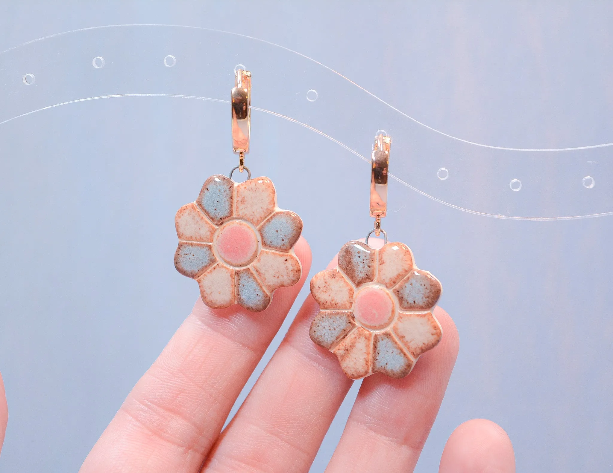 Fairy Rose Hoops