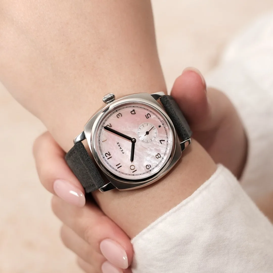 Fears Brunswick 38 Orchid - Mother of Pearl Dial (In Stock - Ships Now)
