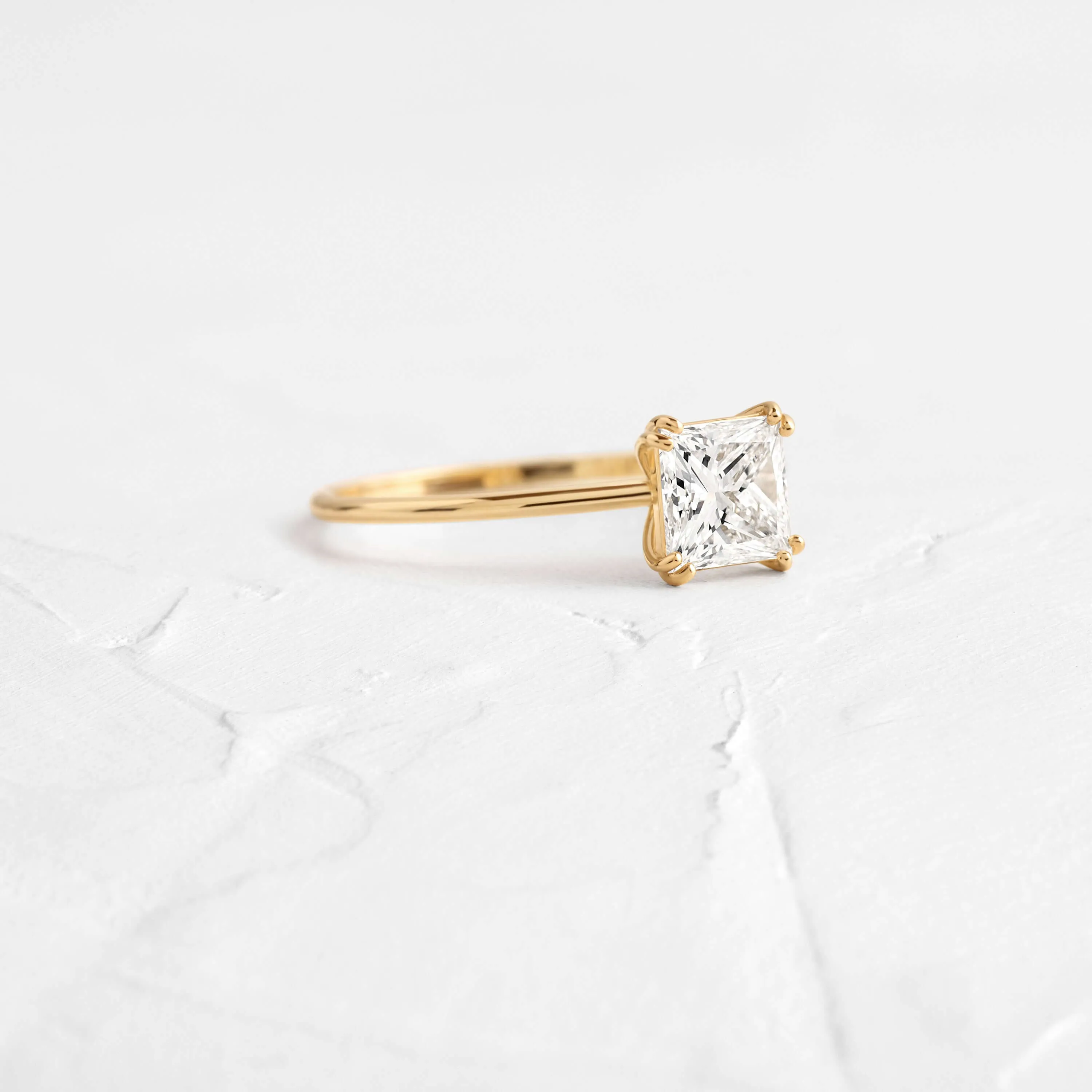 Filament Ring, Princess Cut