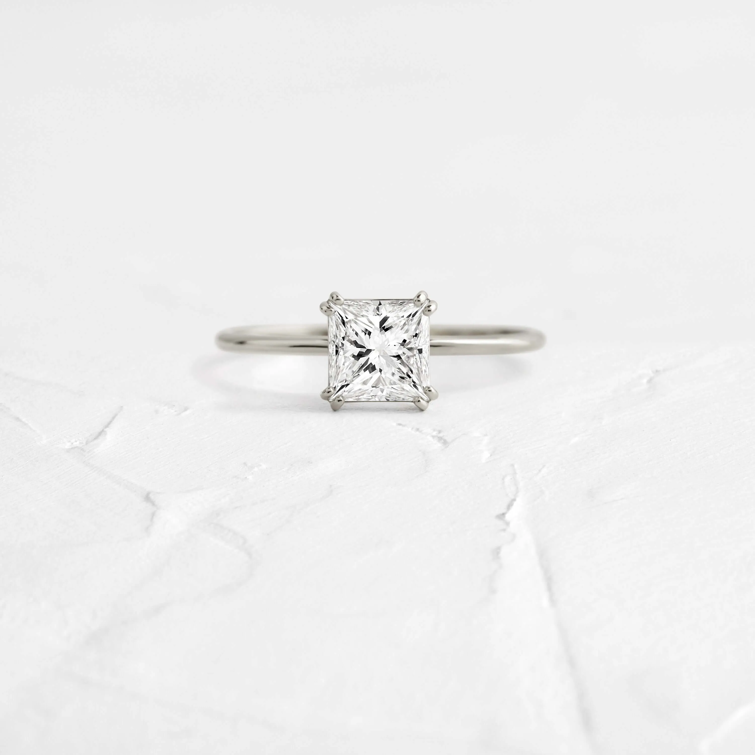 Filament Ring, Princess Cut