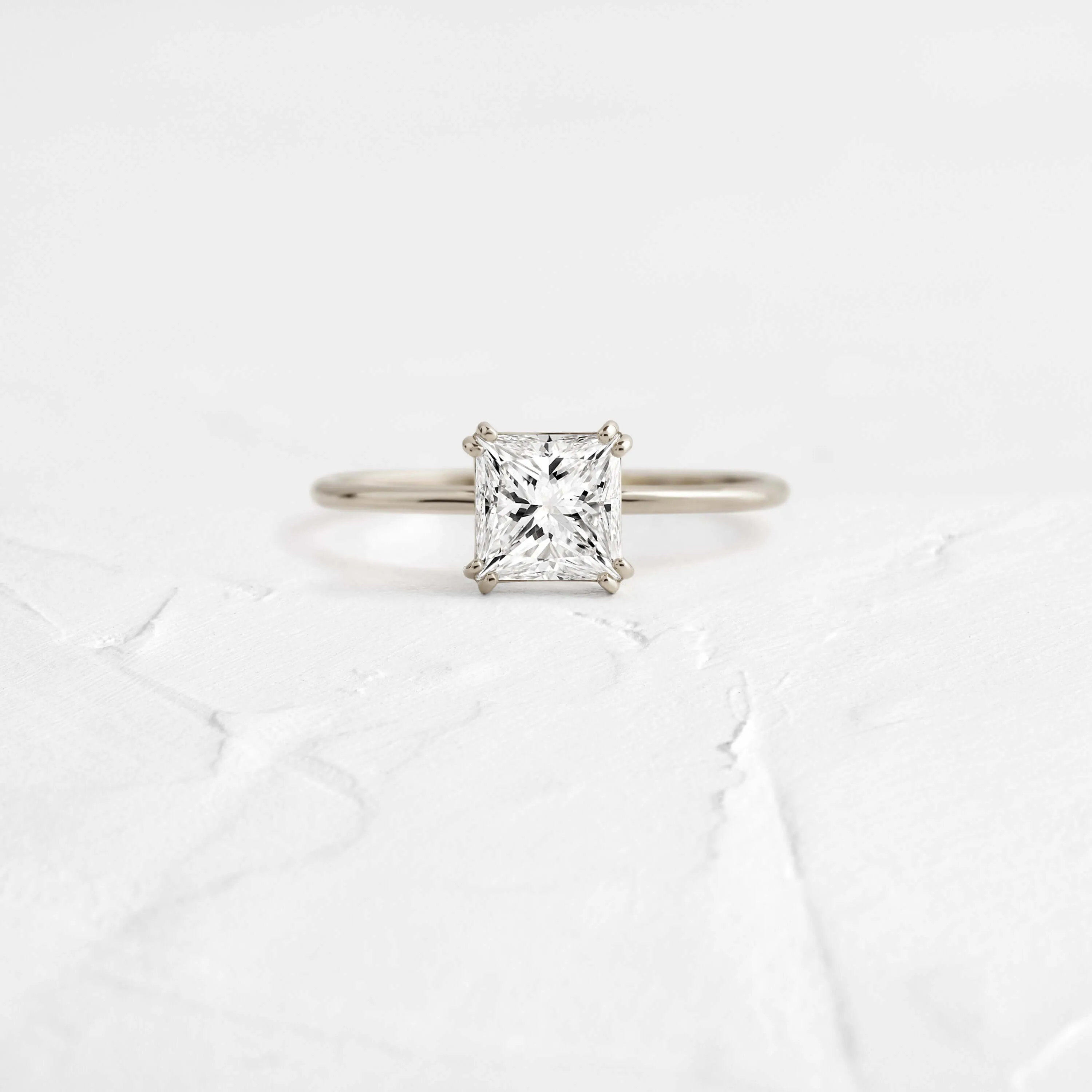 Filament Ring, Princess Cut