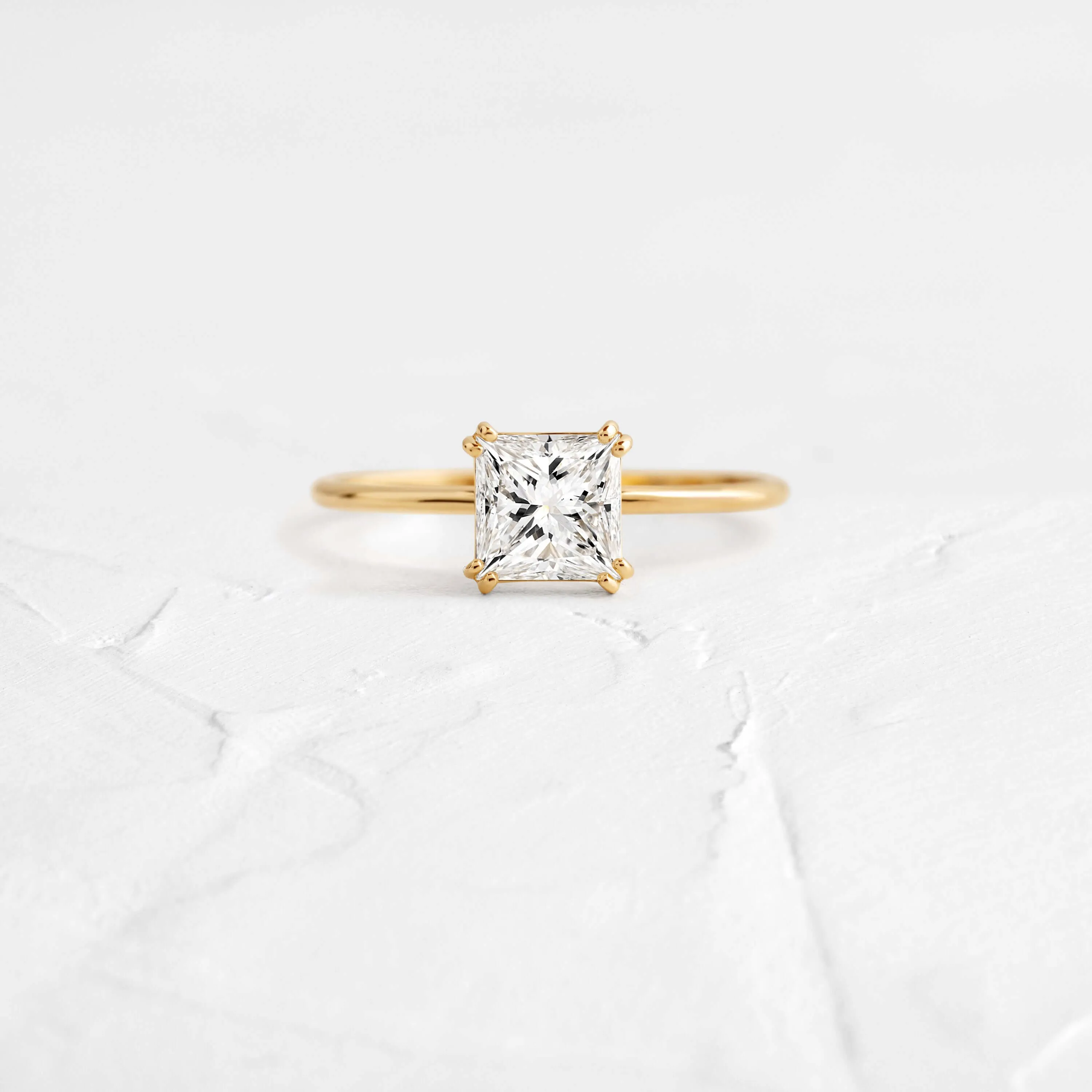 Filament Ring, Princess Cut