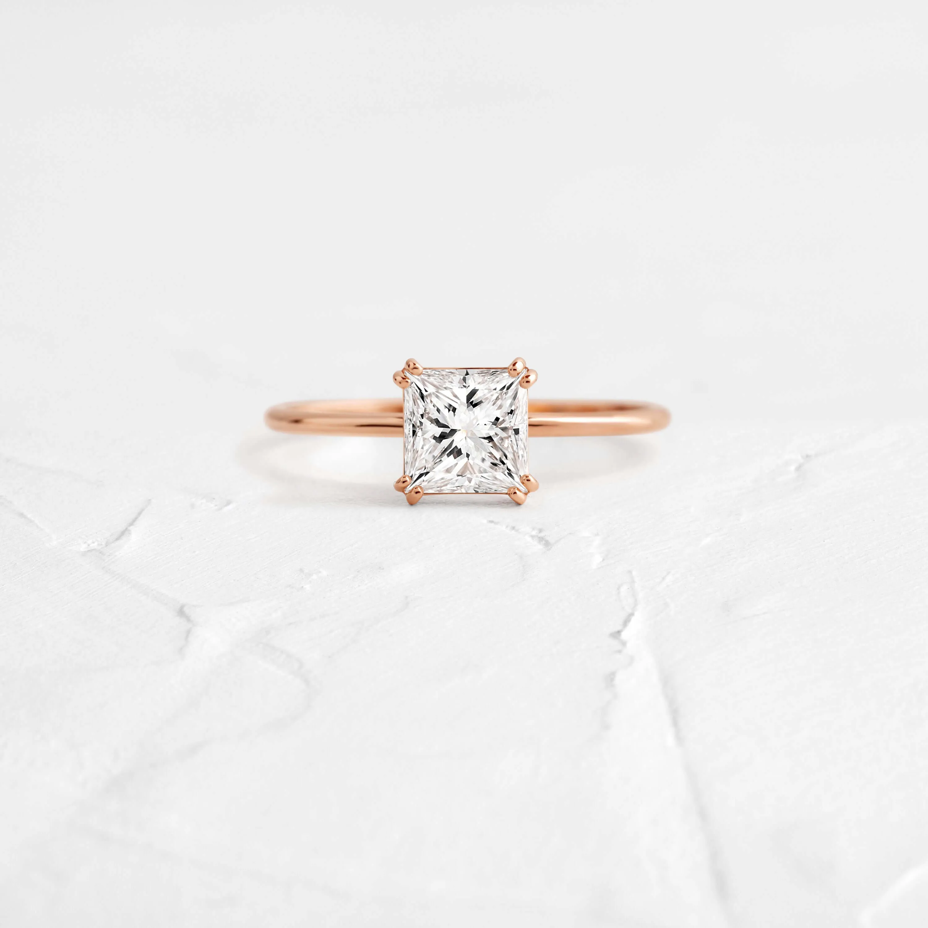 Filament Ring, Princess Cut
