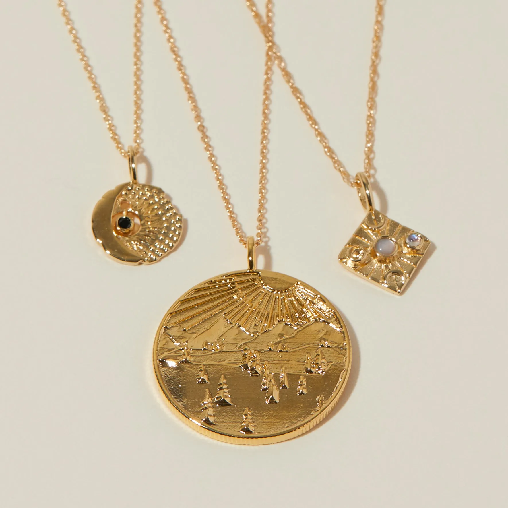 Forest Token Necklace