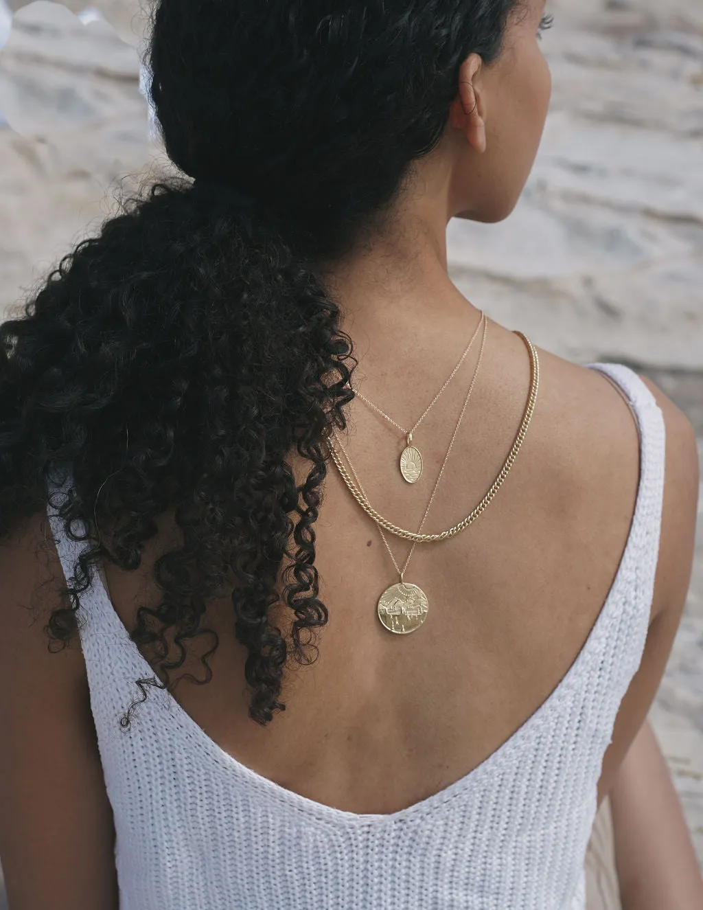 Forest Token Necklace