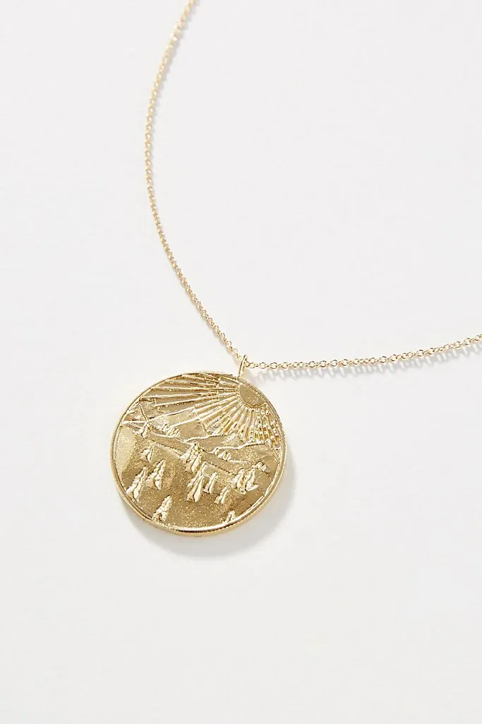 Forest Token Necklace