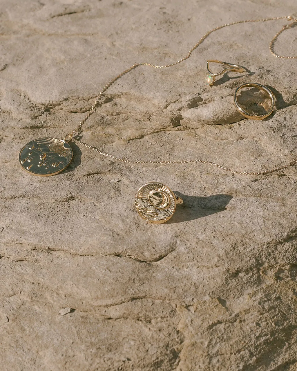 Forest Token Necklace