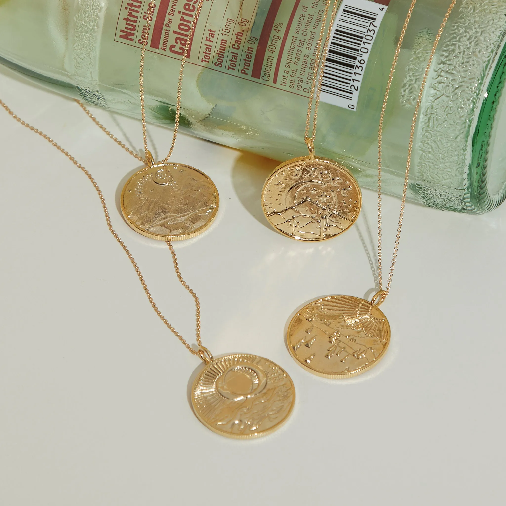 Forest Token Necklace