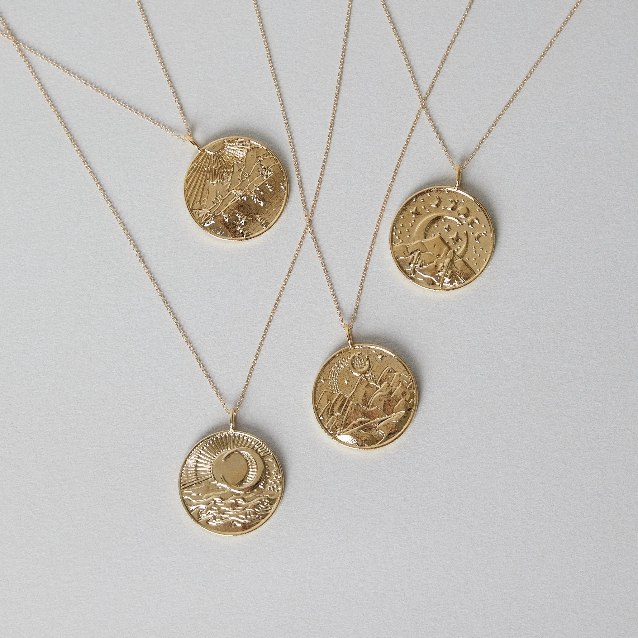 Forest Token Necklace