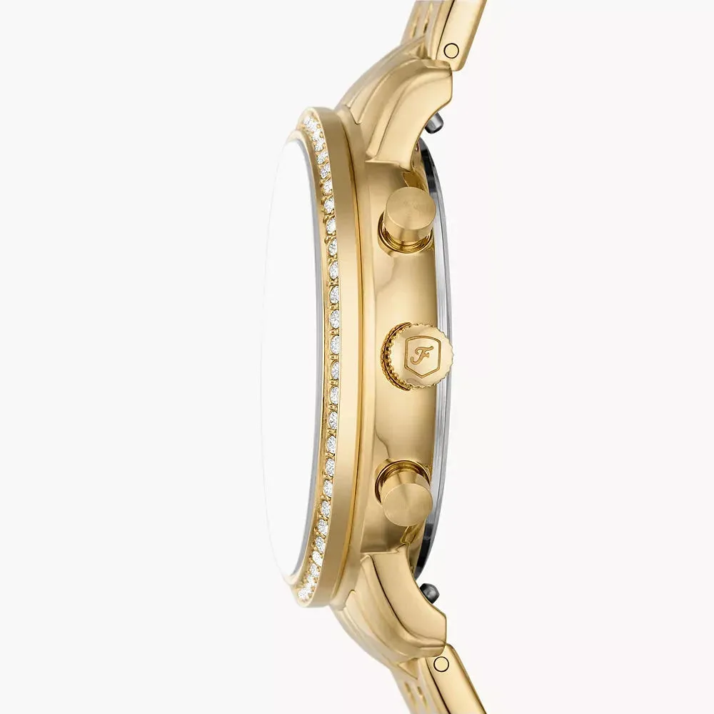 Fossil Neutra Ladies Chronograph Gold-Tone Stainless Steel Watch
