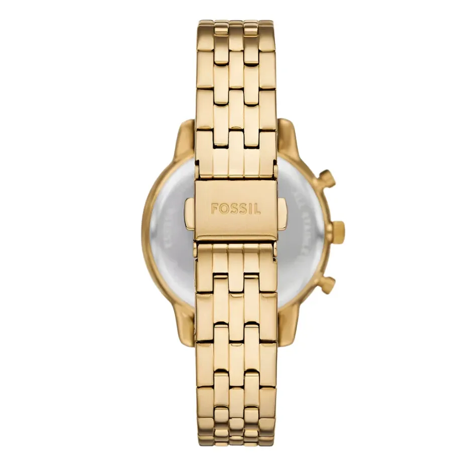 Fossil Neutra Ladies Chronograph Gold-Tone Stainless Steel Watch