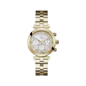 Gc Ladies Ladybelle Collection Watch IP Gold With Metal Bracelet