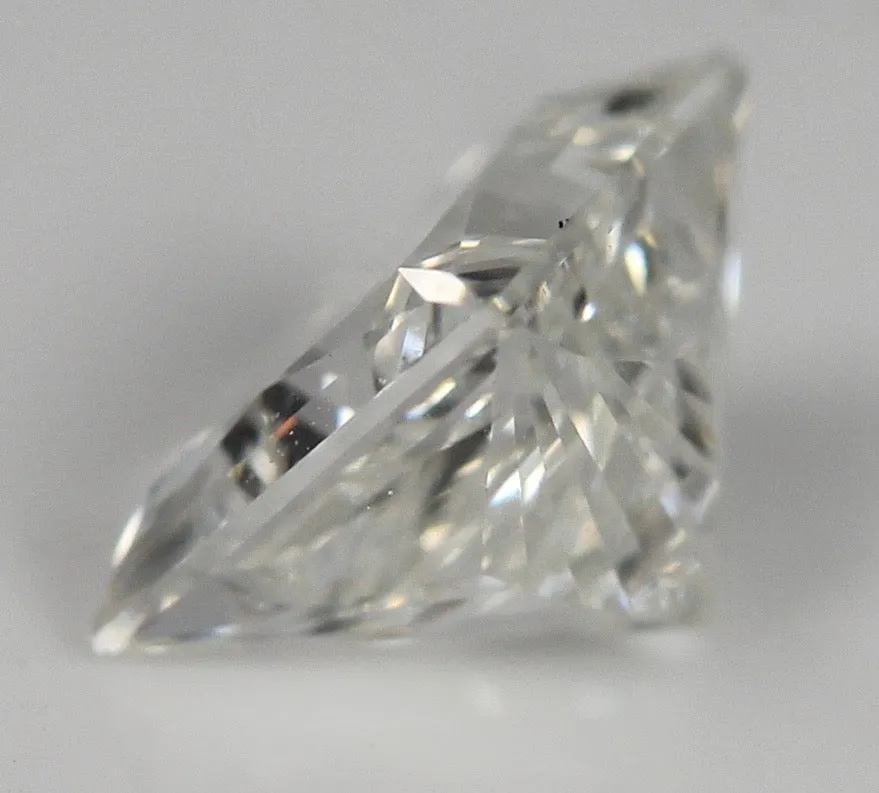GIA Certified 0.96ct Loose Square Modified Brilliant Princess Cut Diamond I VS1
