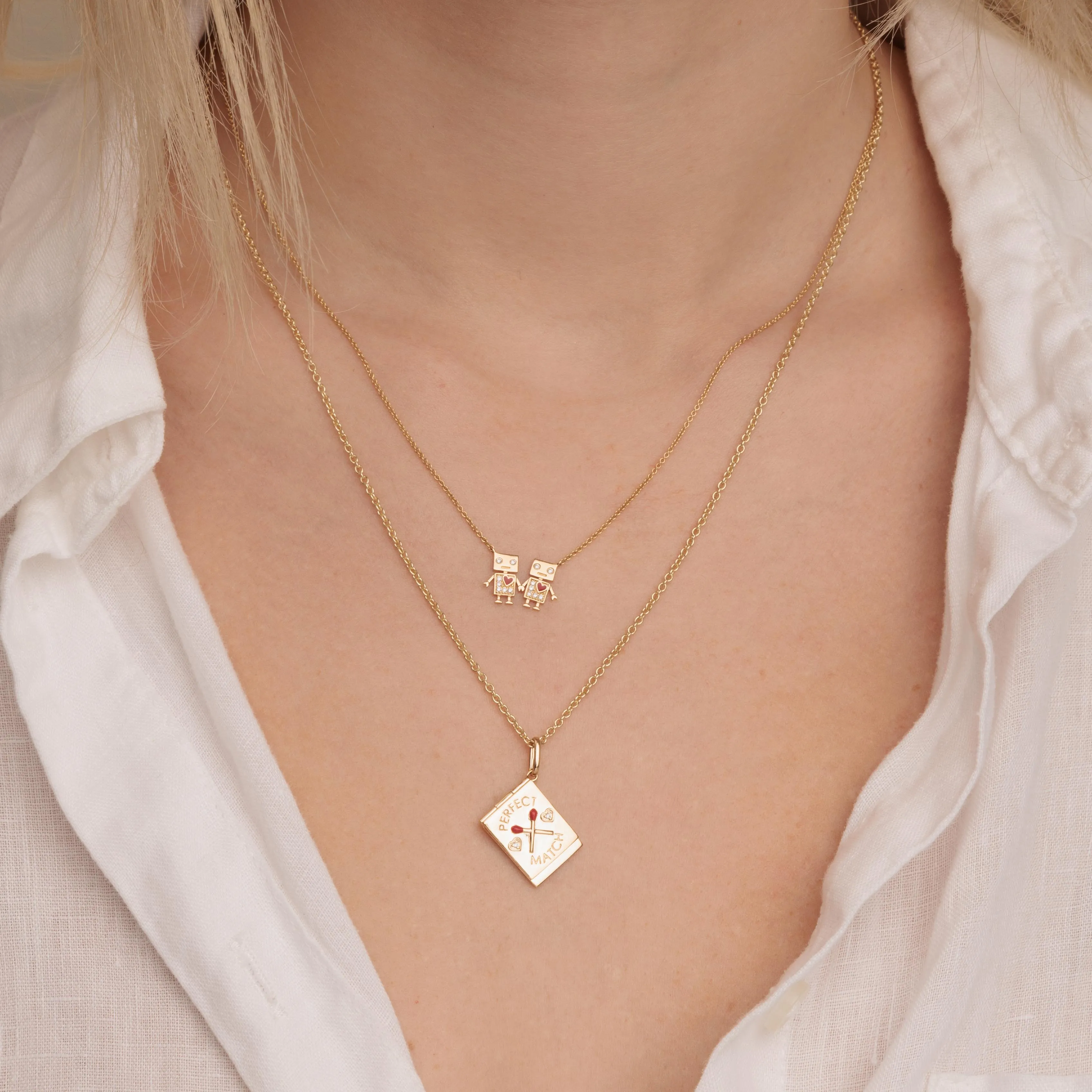 Gold & Diamond Perfect Match Locket Charm