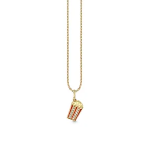 Gold & Diamond Popcorn Charm