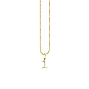 Gold & Diamond Small Number Charm