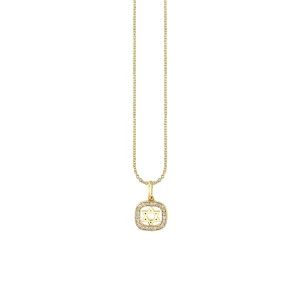 Gold & Diamond Star Of David Open Icon Necklace