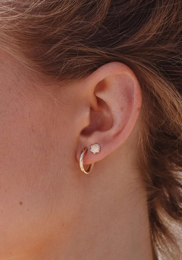 Gold Click Hoops - Gold Fill