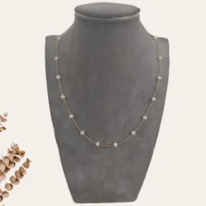 Gold Plated Beaded Necklace