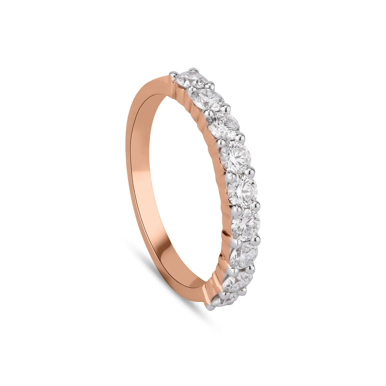 Half Eternity Diamond Band