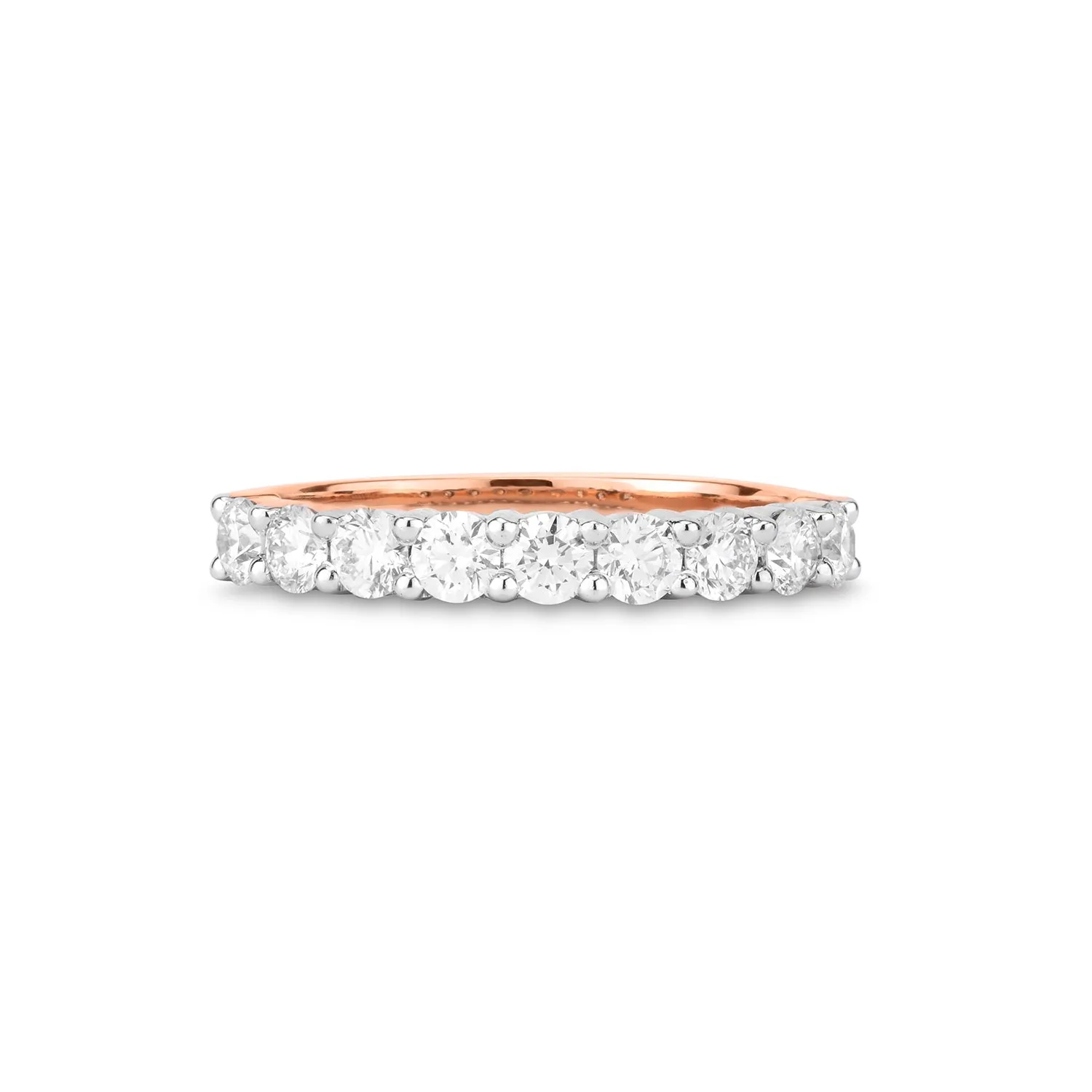 Half Eternity Diamond Band
