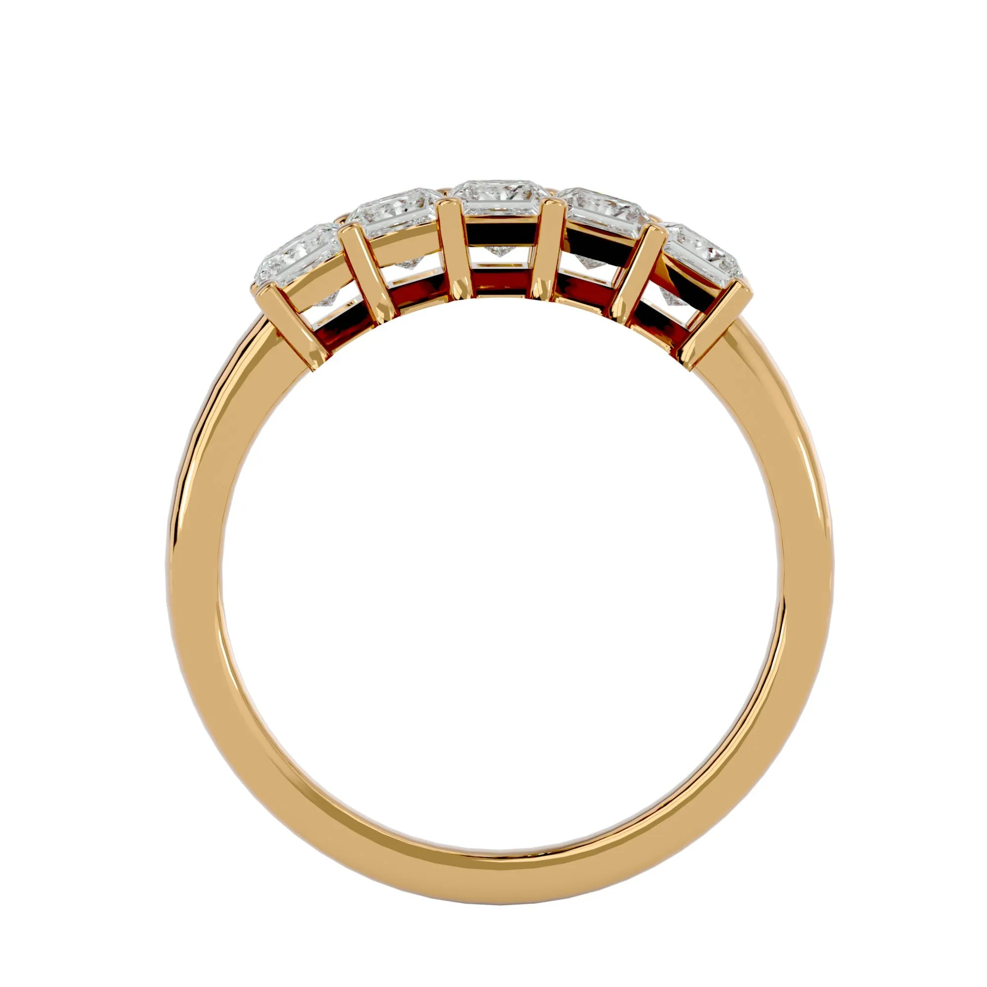 Half Eternity Wedding Band