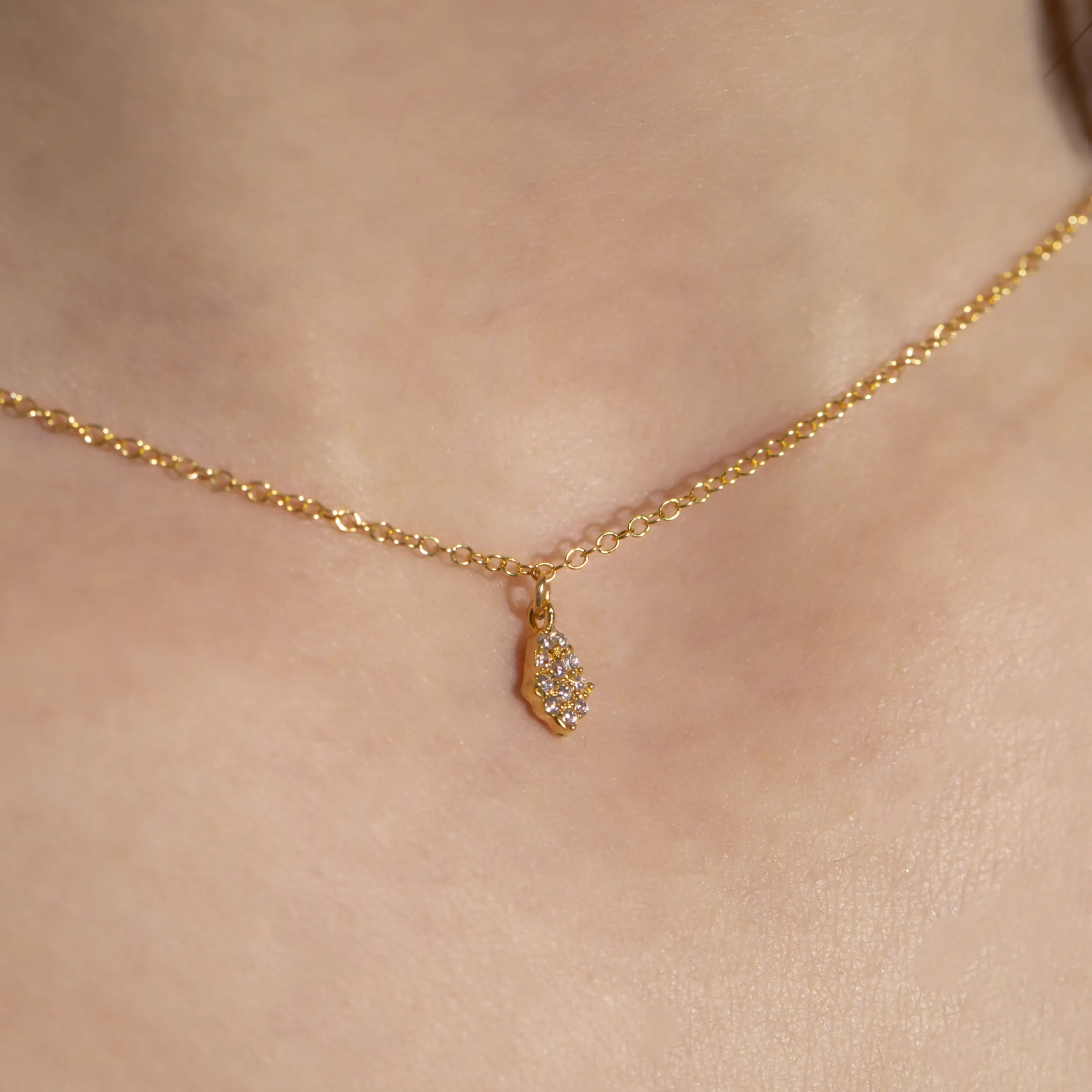 Halle Hamsa Necklace