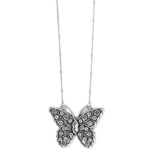 Halo Gems Monarch Butterfly Necklace - JM7564