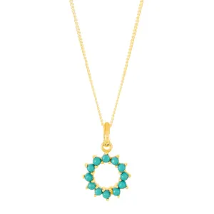 Halo Radiance Necklace - Gold Small